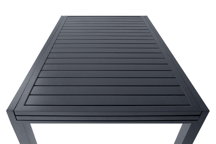 Tavolo da giardino allungabile grigio antracite 135/270 x 90 cm mod. Ares