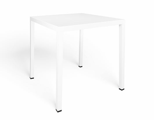Tavolo da esterno 70×70 cm tavolo da giardino bianco – Alan