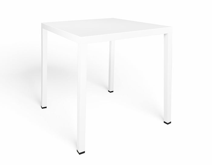 Tavolo da esterno 70×70 cm tavolo da giardino bianco – Alan