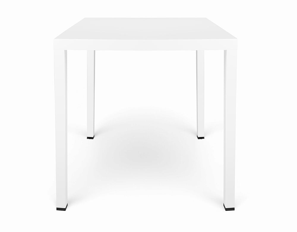 Tavolo da esterno 70×70 cm tavolo da giardino bianco – Alan