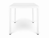 Tavolo da esterno 70×70 cm tavolo da giardino bianco – Alan