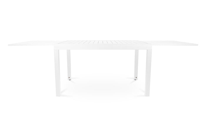 Tavolo da giardino allungabile bianco 135/270 x 90 cm mod. Ares