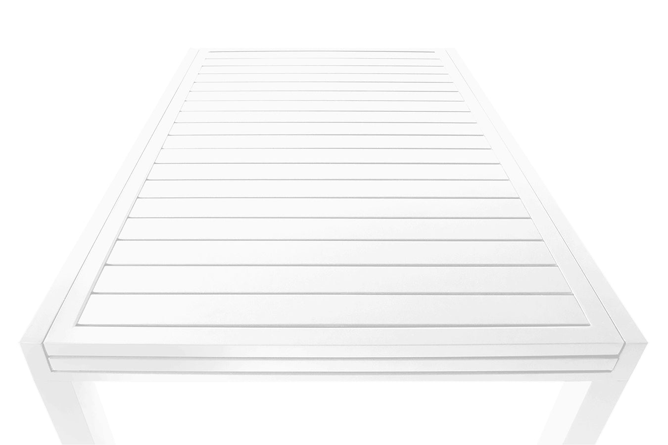 Tavolo da giardino allungabile bianco 135/270 x 90 cm mod. Ares