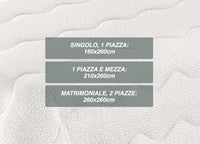 Trapunta Piumone Letto Invernale Imbottita 300gr Scaldanotti Zaira - 1 Piazza - Grigio