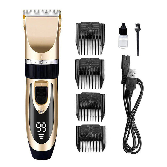 TAGLIA CAPELLI PROFESSIONALE REGOLA BARBA RASOIO ELETTRICO RICARICABILE LE-J33
