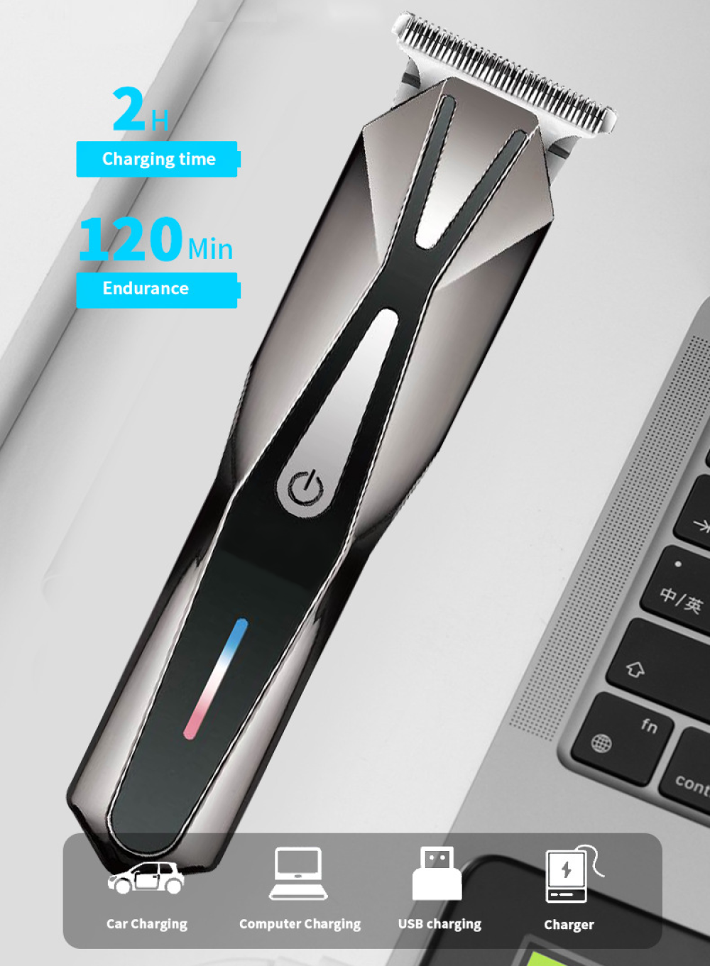 TAGLIA CAPELLI PROFESSIONALE REGOLA BARBA RASOIO ELETTRICO RICARICABILE SN-085