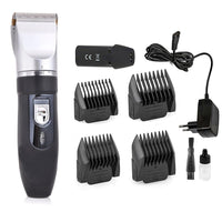 TAGLIA CAPELLI RASOIO BARBA 2 BATTERIE RICARICABILE LAMA CERAMICA RFC-208