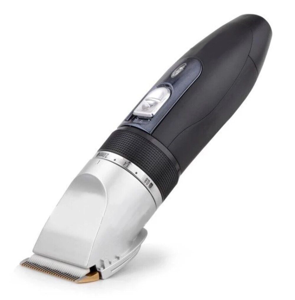 TAGLIA CAPELLI RASOIO BARBA 2 BATTERIE RICARICABILE LAMA CERAMICA RFC-208