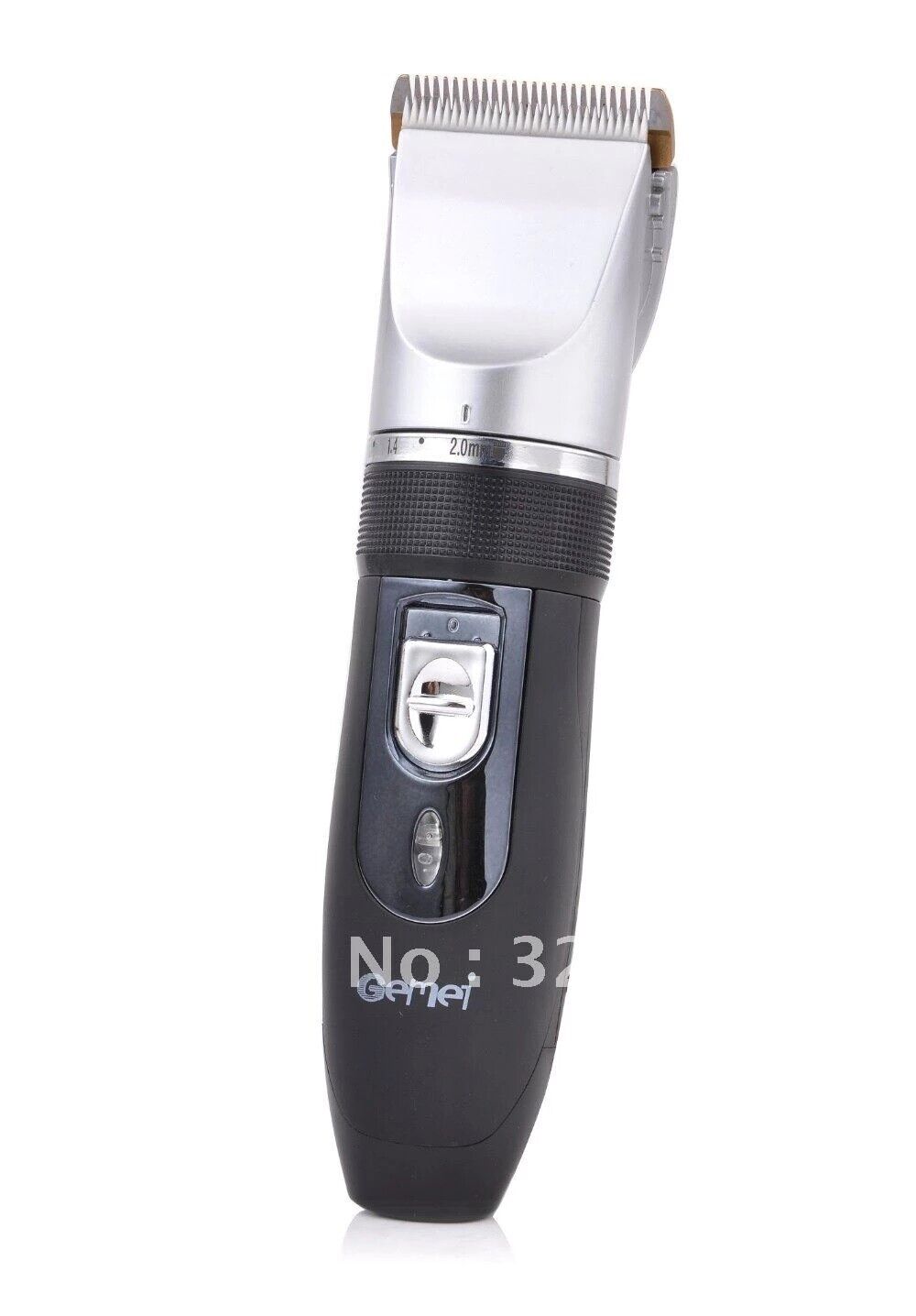 TAGLIA CAPELLI RASOIO BARBA 2 BATTERIE RICARICABILE LAMA CERAMICA RFC-208