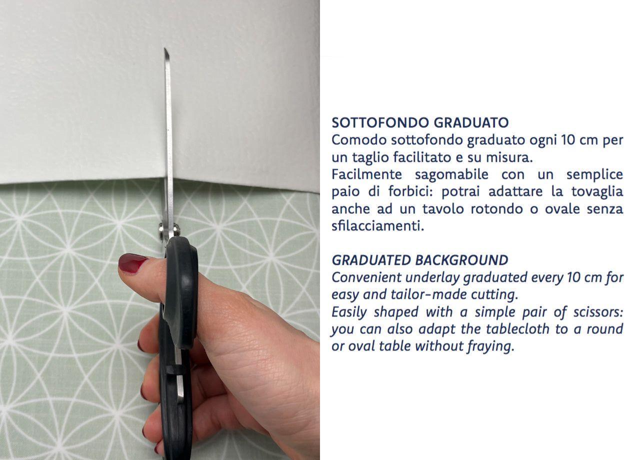 Mollettone Tovaglia Copritavolo Gommato Antiscivolo Proteggi Tavolo Costellazioni - 140x190 - Costellazioni