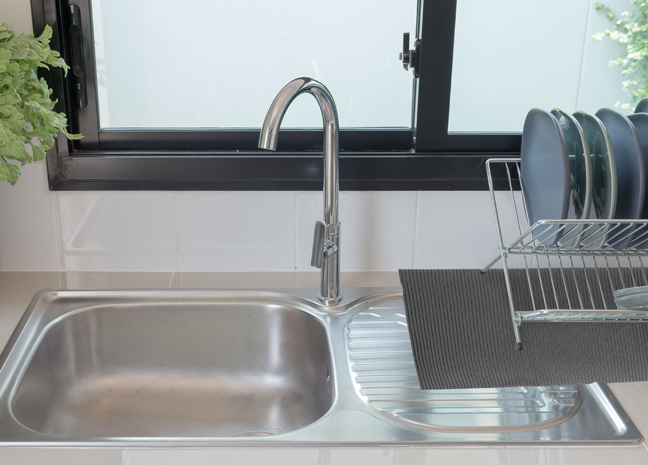 Tappetino Gommato Antiscivolo Multiuso Per Cassetti e Superfici Colore Stone - 65x100cm - Stone