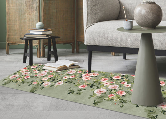 Tappeto Passatoia Cucina Antiscivolo Linea Futura Cascata Floreale By Suardi - 52x280 - Cascata Floreale