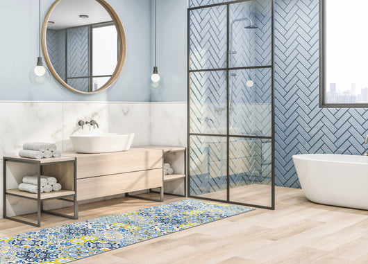 Tappeto Passatoia Cucina Antiscivolo Antisfilo Linea Futura Cetara By Suardi - 52x180 - Cetara