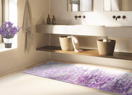 Tappeto Passatoia Cucina Antiscivolo Antisfilo Linea Futura Lavanda By Suardi - 52x500 - Lavanda