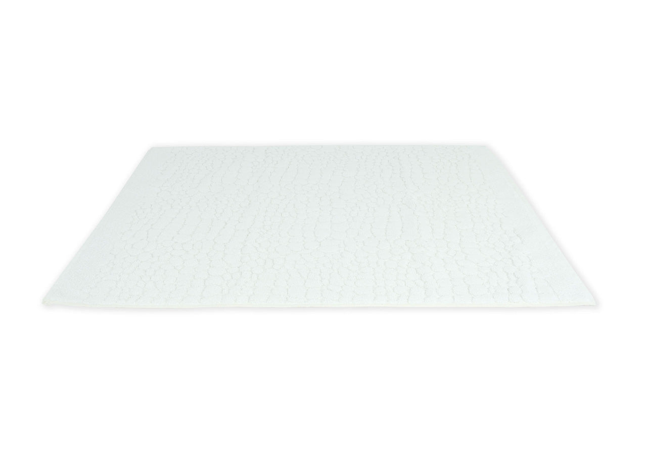 Tappeto Da Bagno Modello Animalier - 60x90 cm - Bianco