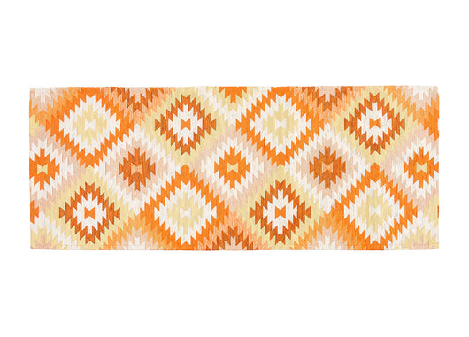 Tappeto Passatoia Cucina Corsia Retro Antiscivolo Disegno Avana Colore Arancio By Suardi - 55x280 - Arancio