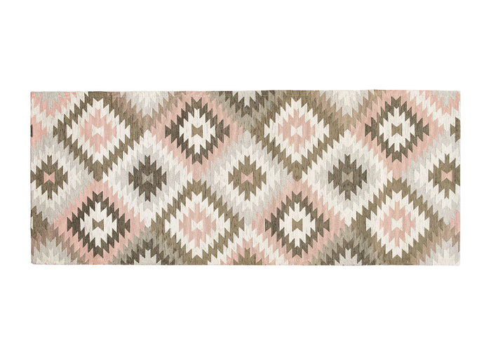 Tappeto Passatoia Cucina Corsia Retro Antiscivolo Disegno Avana Colore Rosa By Suardi - 55x280 - Rosa