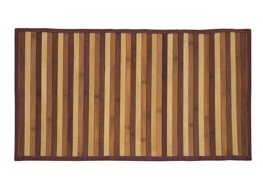 Tappeto Bamboo Degradè In Varie Colorazioni - 50x75 cm - Marrone