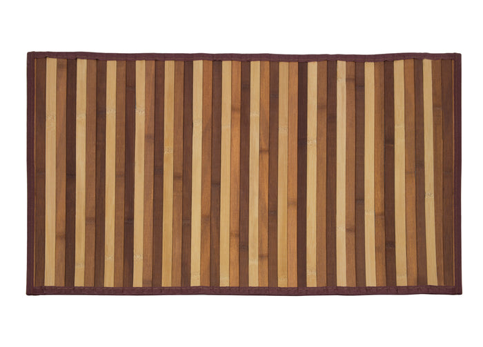 Tappeto Bamboo Degradè In Varie Colorazioni - 50x75 cm - Marrone