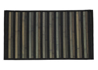 Tappeto Bamboo Degradè In Varie Colorazioni - 50x100 cm - Nero