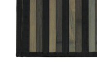 Tappeto Bamboo Degradè In Varie Colorazioni - 50x100 cm - Nero