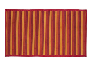 Tappeto Bamboo Degradè In Varie Colorazioni - 50x230 cm - Rosso