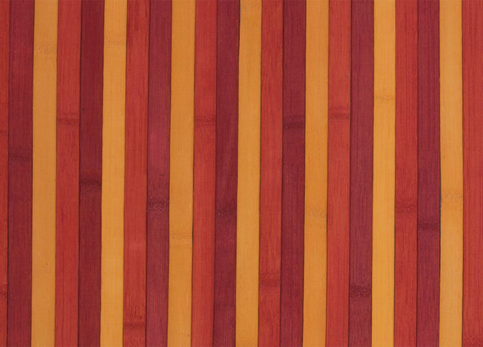 Tappeto Bamboo Degradè In Varie Colorazioni - 50x230 cm - Rosso
