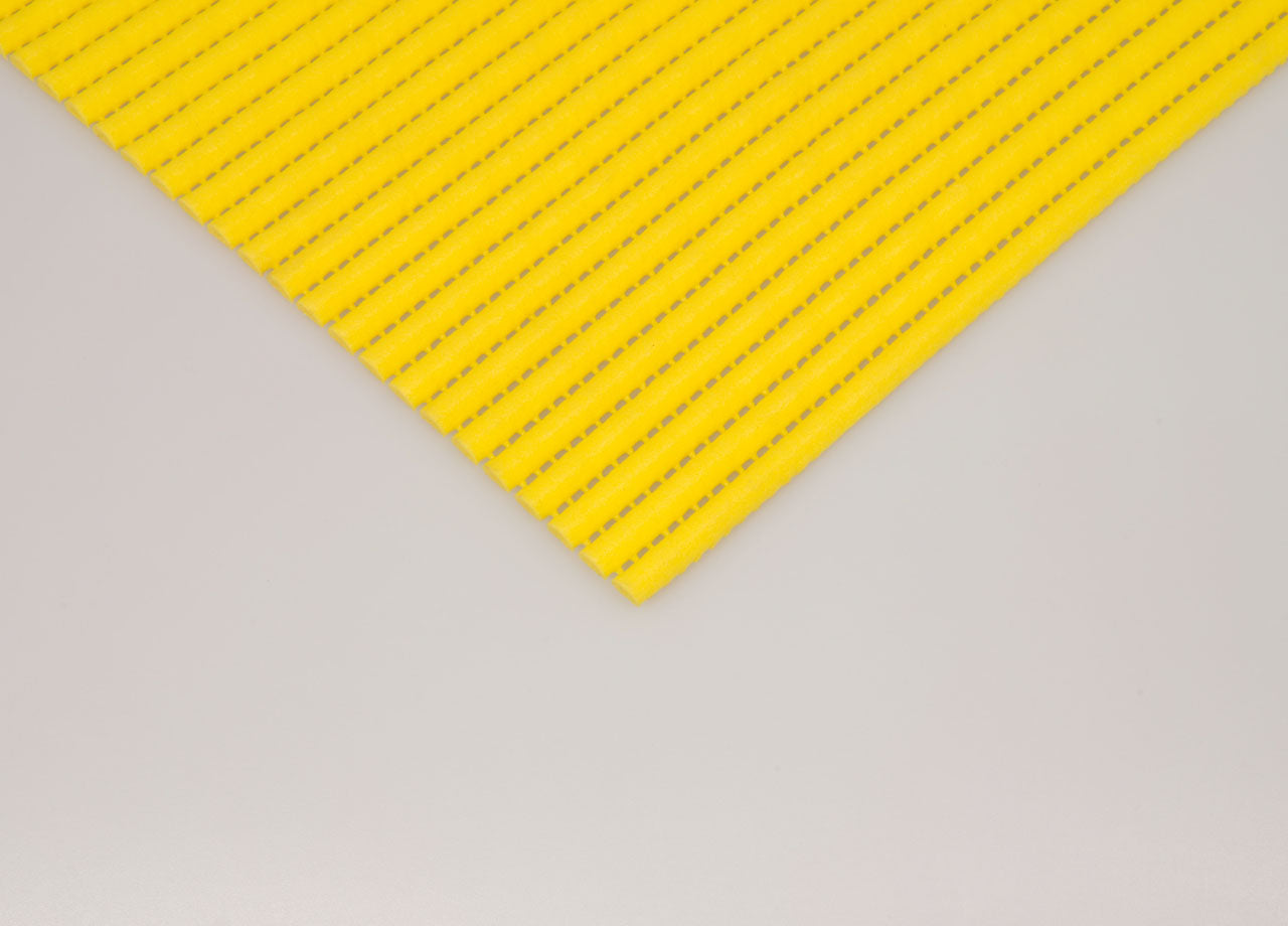 Tappetino Yoga Sport Ginnastica 65x200cm Antiscivolo Colore Giallo