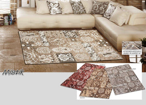 Tappeto Da Salotto E Da Camera Disegno Mistik - 140x195 - Tortora