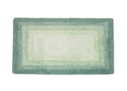 Tappeto Bagno Rettangolare In Spugna Morbida Antiscivolo Degradè Bosco - 55x110 - Bosco