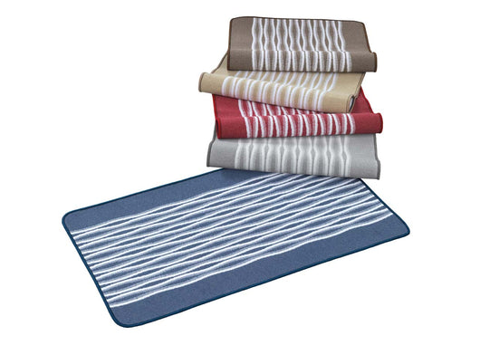 Tappeto Antiscivolo Disegno Ondina Colore Grigio Modello O.B. - 60x230 - Grigio