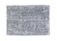 Tappeto Shaggy Bagno E Cucina Retro Antiscivolo In Microfibra Mod. Perla Grigio - 50x80 - Grigio