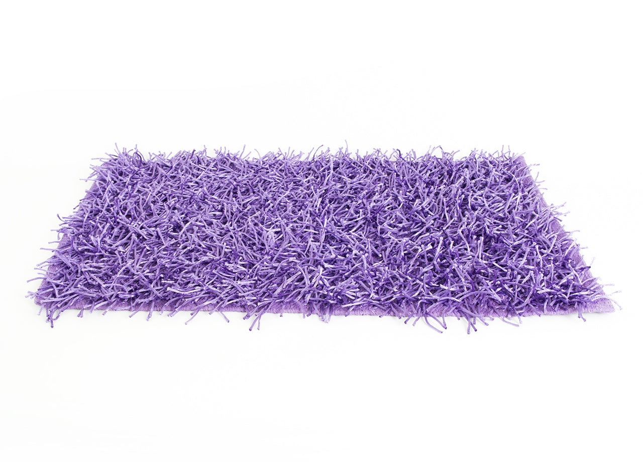 Tappeto Da Cucina E Da Salotto Modello Shaggy - 60x160cm - Viola