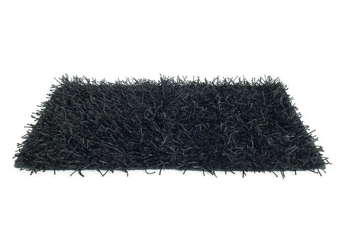 Tappeto Da Cucina E Da Salotto Modello Shaggy - 120x180cm - Nero