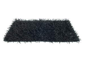 Tappeto Da Cucina E Da Salotto Modello Shaggy - 100x150cm - Nero