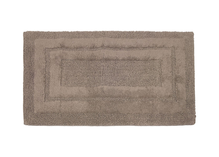 Tappeto Casa Bagno Cotone Spugna Morbida Tinta Unita Antiscivolo Sirio Castoro - 55x130 - Castoro