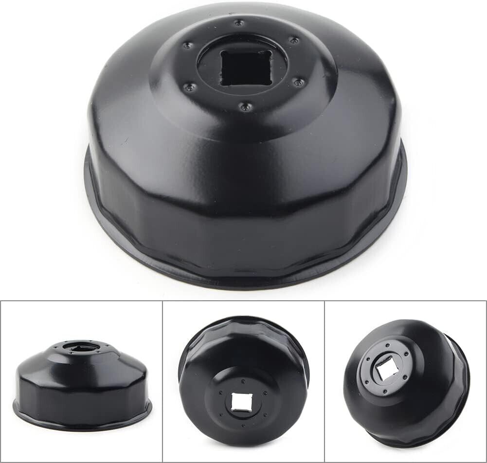 TAPPO CHIAVE A TAZZA PER RIMOZIONE FILTRO OLIO 12P 76MM ATTACCO 3/8"  FS-23030-9