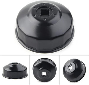 TAPPO CHIAVE A TAZZA PER RIMOZIONE FILTRO OLIO 12P 76MM ATTACCO 3/8"  FS-23030-9