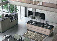 Tappeto Passatoia Cucina Corsia Retro Antiscivolo Disegno Dama By Suardi - 55x190 - Nero