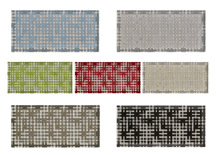 Tappeto Passatoia Cucina Corsia Retro Antiscivolo Disegno Dama By Suardi - 55x190 - Nero