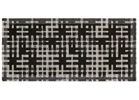 Tappeto Passatoia Cucina Corsia Retro Antiscivolo Disegno Dama By Suardi - 55x190 - Nero