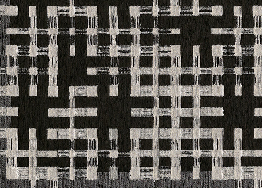 Tappeto Passatoia Cucina Corsia Retro Antiscivolo Disegno Dama By Suardi - 55x190 - Nero