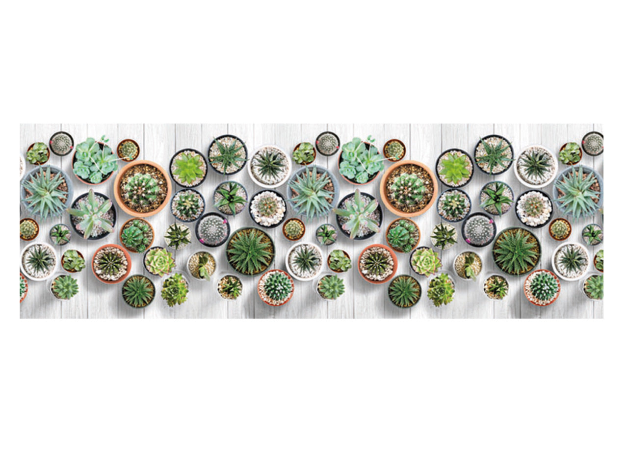 Tappeto Passatoia Cucina Antiscivolo Antisfilo Linea Futura Cactus By Suardi - 52x140 - Cactus