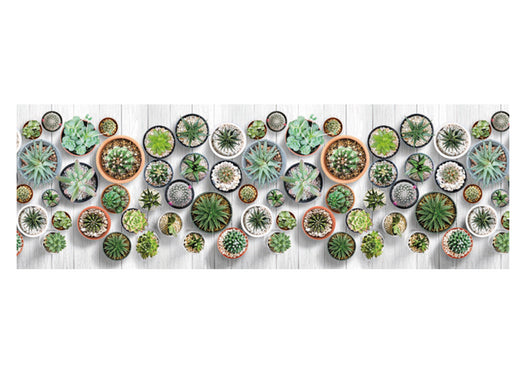Tappeto Passatoia Cucina Antiscivolo Antisfilo Linea Futura Cactus By Suardi - 52x140 - Cactus