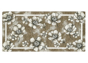 Tappeto Passatoia Cucina Corsia Retro Antiscivolo Disegno Emily By Suardi - 55x240 - Fango