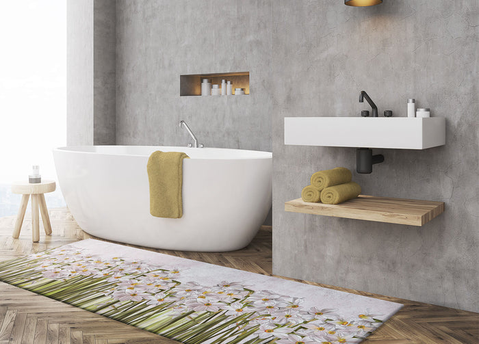 Tappeto Cucina Antiscivolo Stampa Digitale Emozioni Fantasia Narciso By Suardi - 58x240 - Narciso