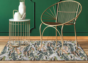 Tappeto Cucina Antiscivolo Stampa Digitale Emozioni Fantasie Floreali Astratte - 58x80 - Foresta