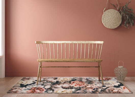 Tappeto Cucina Antiscivolo Stampa Digitale Emozioni Fantasie Floreali Varie - 58x80 - Romantica