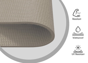 Tappetino Fitness Ammortizzante Antiscivolo 4mm Tappeto Sport Yoga Pilates - 61x173 - Blu