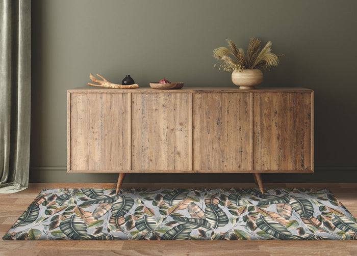 Tappeto Cucina Antiscivolo Stampa Digitale Emozioni Fantasie Floreali Astratte - 58x80 - Foresta